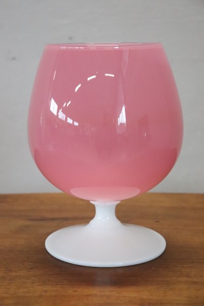 Italian Vase in Pink Murano Art Glass, 1960s