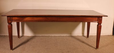 Table De Salle à Manger d'époque Louis XVI En Noyer -18° Siècle