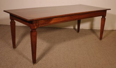 Table De Salle à Manger d'époque Louis XVI En Noyer -18° Siècle