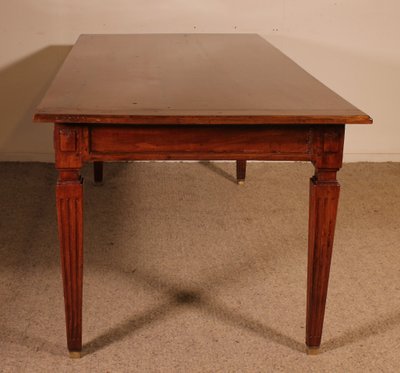 Table De Salle à Manger d'époque Louis XVI En Noyer -18° Siècle