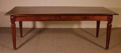 Table De Salle à Manger d'époque Louis XVI En Noyer -18° Siècle