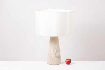 Carved stone lamp. 1970s. LS6371576P