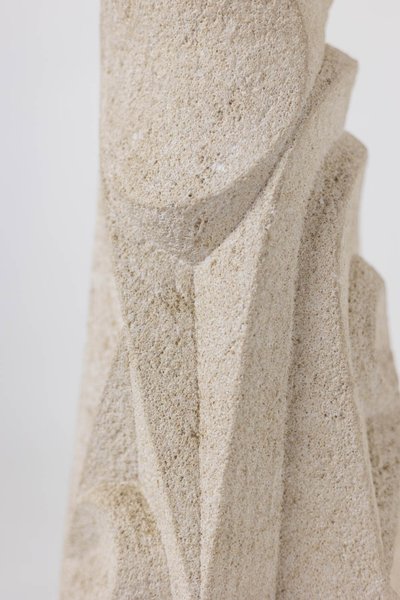 Carved stone lamp. 1970s. LS6371576P