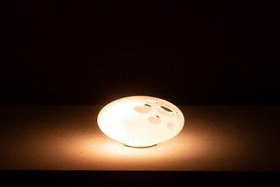Mazzega. Murano cut glass lamp. Circa 1970. LS6403609H