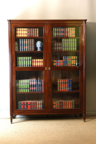 Libreria in mogano del XIX secolo