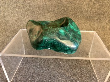 Vide Poche En Malachite. Russie, Fin XIXe Siècle