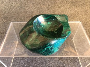 Vide Poche En Malachite. Russie, Fin XIXe Siècle