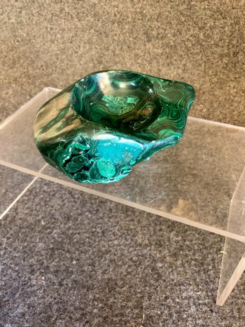 Vide Poche En Malachite. Russie, Fin XIXe Siècle