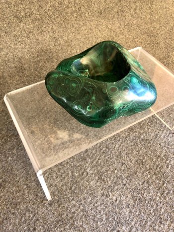 Vide Poche En Malachite. Russie, Fin XIXe Siècle