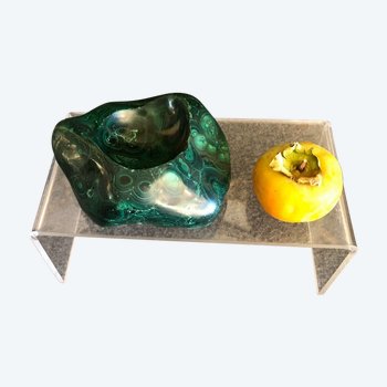 Vide Poche En Malachite. Russie, Fin XIXe Siècle