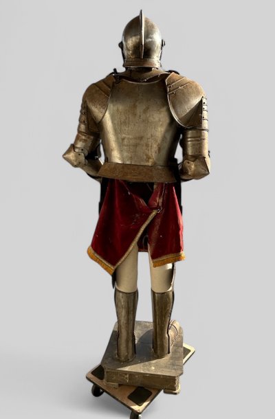 Medieval Knight's Armor in Wrought Iron, Late 19th Century - Castle Decoration