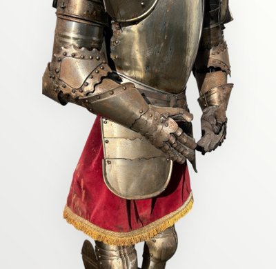 Medieval Knight's Armor in Wrought Iron, Late 19th Century - Castle Decoration