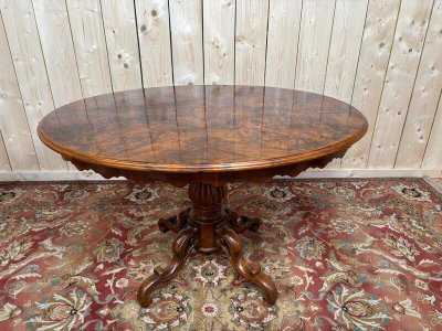 Walnut and ronce medium table