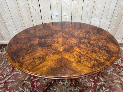 Walnut and ronce medium table