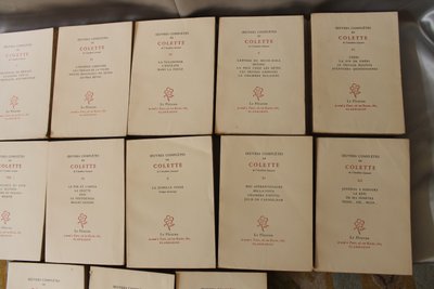 Colette Complete works in 15 volumes published by Le Fleuron 1948