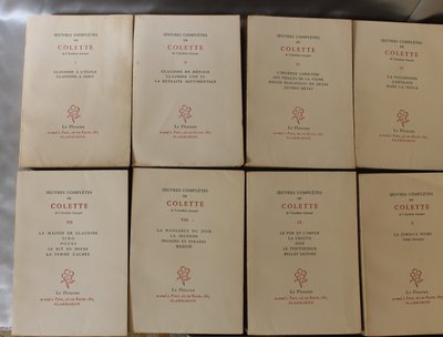 Colette Complete works in 15 volumes published by Le Fleuron 1948