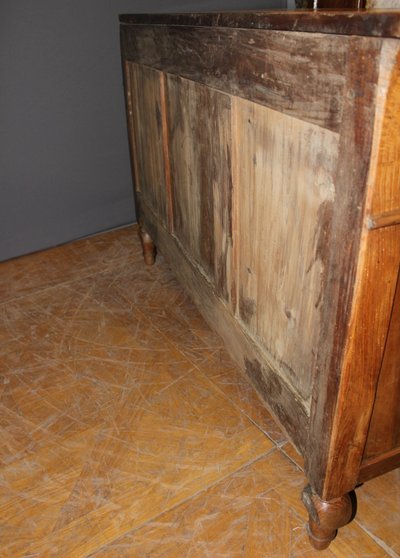 Cassettiera Directory in noce, fine XVIII secolo