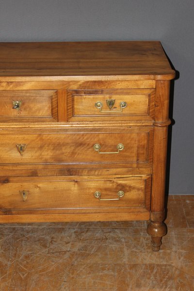 Cassettiera Directory in noce, fine XVIII secolo