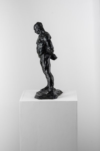 Scultura in bronzo raffigurante un nudo maschile