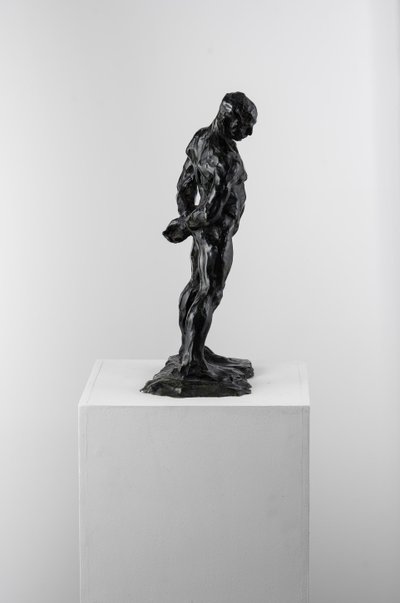 Scultura in bronzo raffigurante un nudo maschile