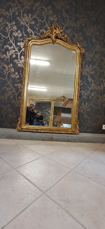 Specchio d'epoca Napoleone III 169 x 100