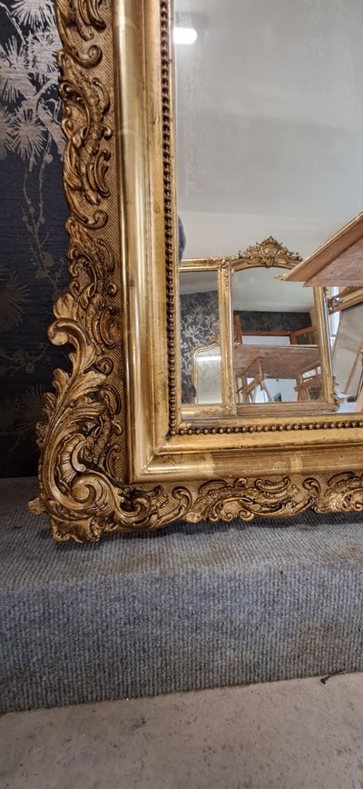 Specchio d'epoca Napoleone III 169 x 100