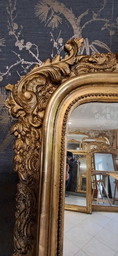 Specchio d'epoca Napoleone III 169 x 100