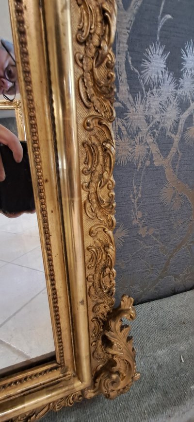 Specchio d'epoca Napoleone III 169 x 100