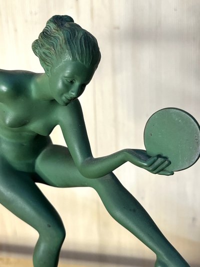 DERENNE Art Deco Cymbal Dancer