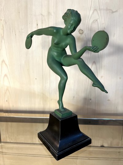 DERENNE Art Deco Cymbal Dancer