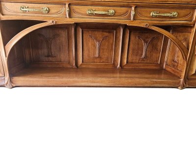 Monumental Buffet de Présentation Art Nouveau