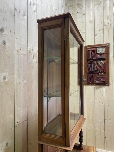 Buffet / Vitrine in walnut Napoleon III