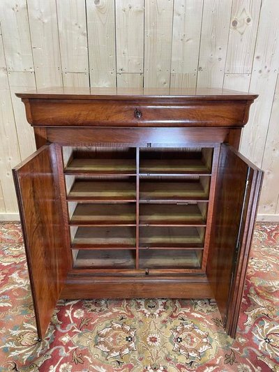 Buffet Epoch Louis Philippe - Cartonnier in Walnut