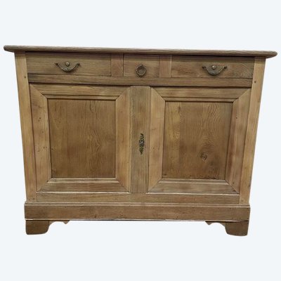 Buffet époque Louis Philippe en chêne aéro gommé