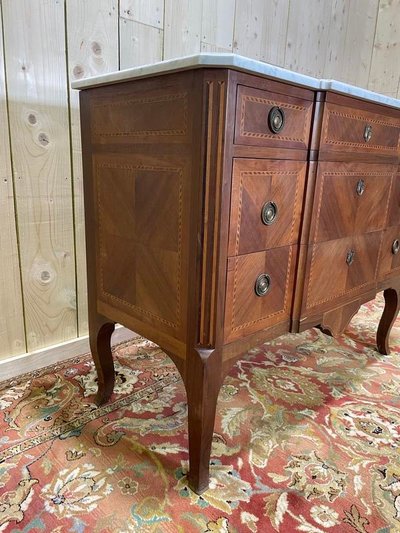 Stile comoda transizione in intaglio