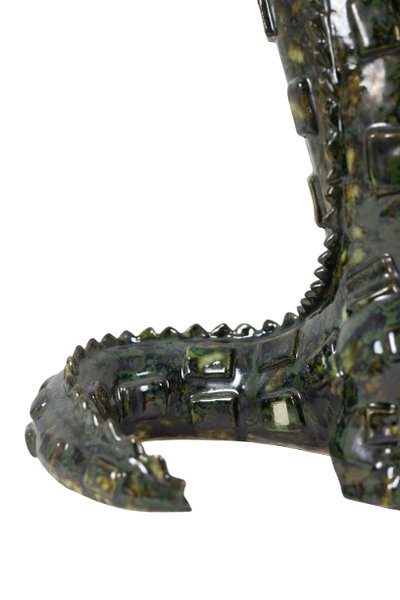 Valérie Courtet. Crocodile carrying hippopotamuses. Contemporary. LS64161809P