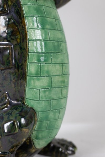Valérie Courtet. Crocodile carrying hippopotamuses. Contemporary. LS64161809P