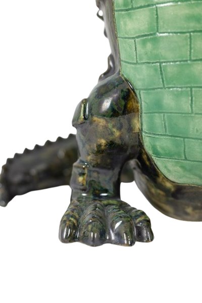 Valérie Courtet. Crocodile carrying hippopotamuses. Contemporary. LS64161809P