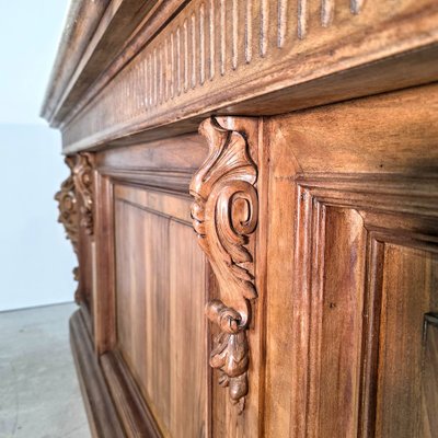 Bar en noyer d'époque Napoléon III 