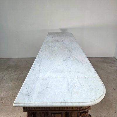 Bar en noyer d'époque Napoléon III 