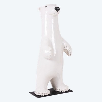 Valérie Courtet. Standing polar bear. Contemporary work LS64171309P