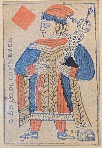 Valet de Carreau renommé le "Génie du Commerce" - Epoque Révolutionnaire