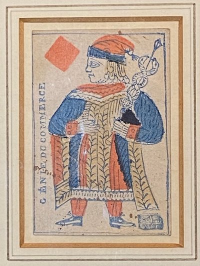 Valet de Carreau renommé le "Génie du Commerce" - Epoque Révolutionnaire