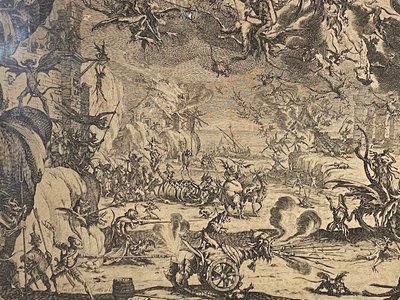 Jacques Callot (1592-1635) - "The Temptation of Saint Anthony" - Etching