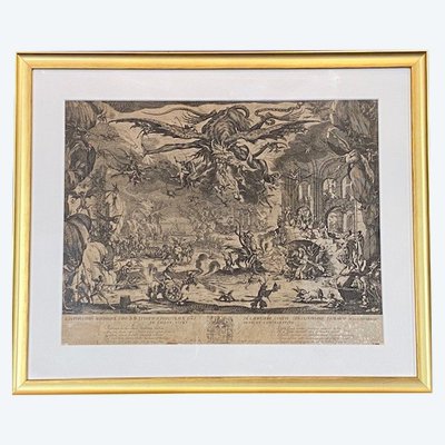 Jacques Callot (1592-1635) - "The Temptation of Saint Anthony" - Etching