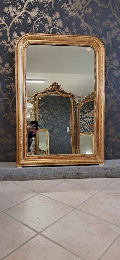Louis Philippe period mirror 118 x 81