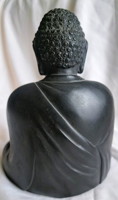 Statue d'art d'Asie représente un bouddha en bronze 