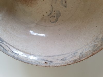 Vietnamese stoneware bowl with floral decoration bowl ca 15th c - 16th c