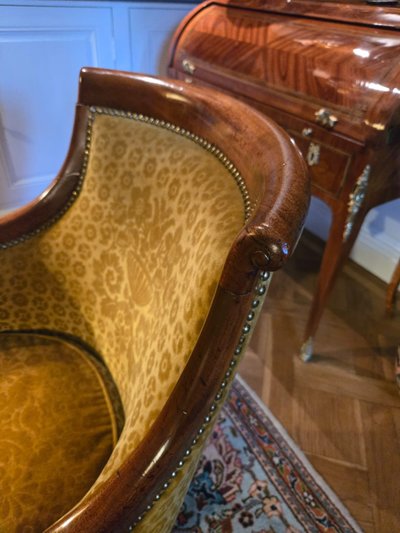 Pair of Gondola Seats, Attributed to A. Gaillard, Empire Period (1804-1815)