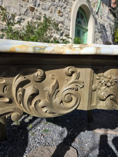 Louis XV Rocaille Style Center Table, Second Half of the 19th Century